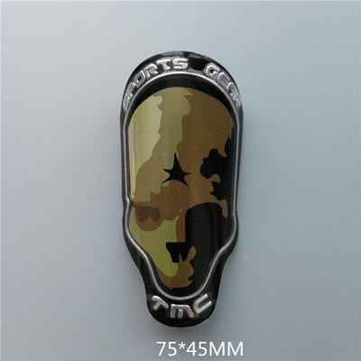 Insigna pentru cap de bicicletă Autocolante din aluminiu Autocolante pentru MTB BMX Cadru frontal pentru bicicletă pliabilă Accesorii pentru ciclism cu abur Tub emblemă DIY