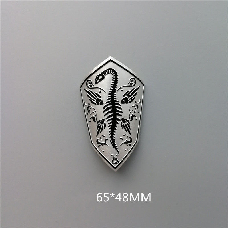 Insigna pentru cap de bicicletă Autocolante din aluminiu Autocolante pentru MTB BMX Cadru frontal pentru bicicletă pliabilă Accesorii pentru ciclism cu abur Tub emblemă DIY