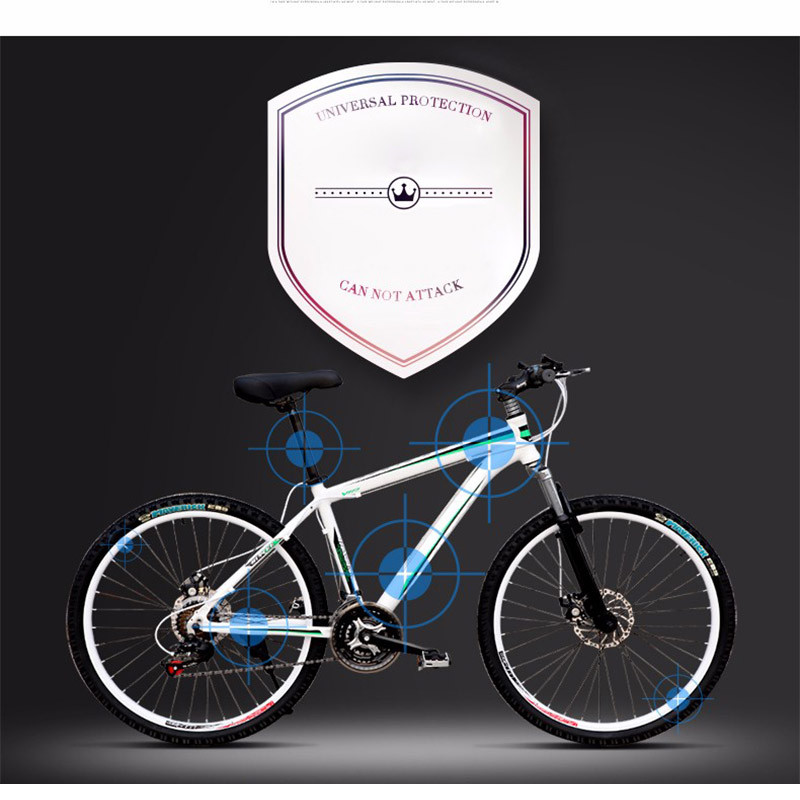 AOSTIRMOTOR 10cmx200cm országúti kerékpár Mtb karbon villaburkolat védő felszerelés kerékpár vázfesték súrlódásgátló film kerékpár matrica