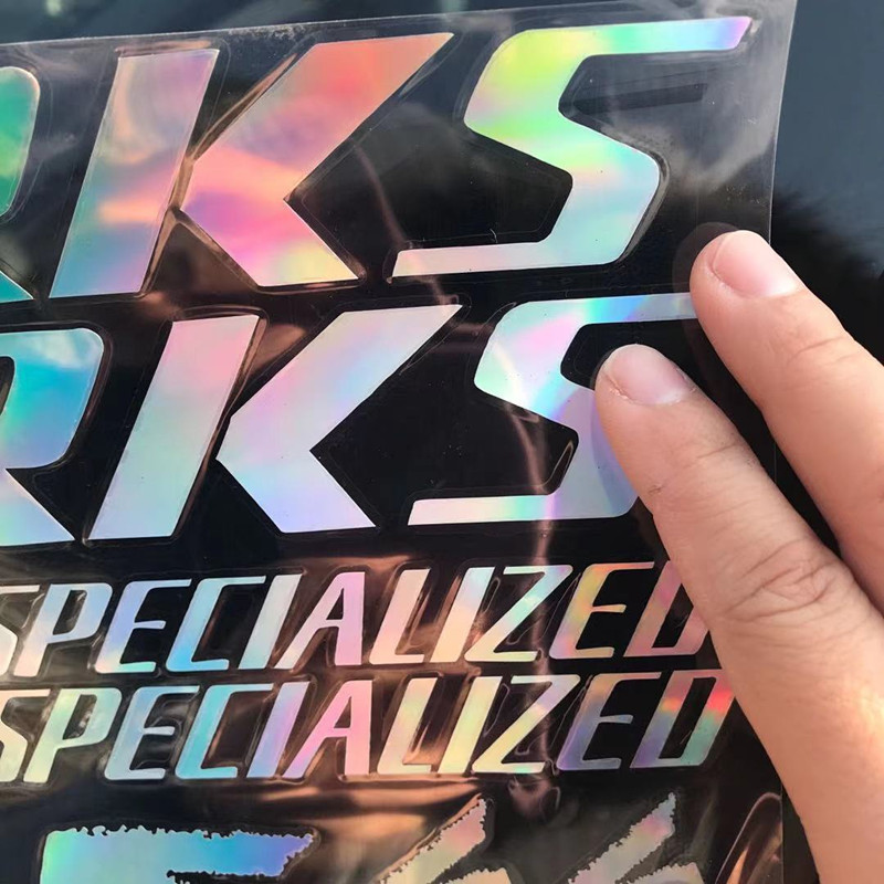 Dviračio rėmo lipdukai dviračio lipdukai mtb BMX dviračio rėmo šakės lipdukas pasidaryk pats vandeniui atspari spalvinga lazerinė plėvelė