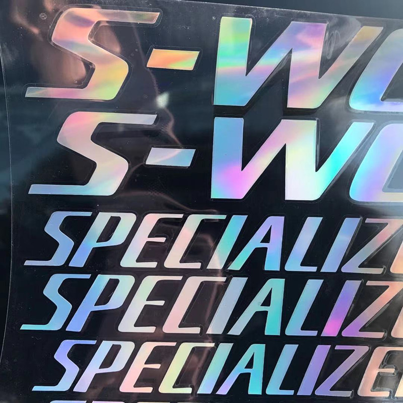 Dviračio rėmo lipdukai dviračio lipdukai mtb BMX dviračio rėmo šakės lipdukas pasidaryk pats vandeniui atspari spalvinga lazerinė plėvelė