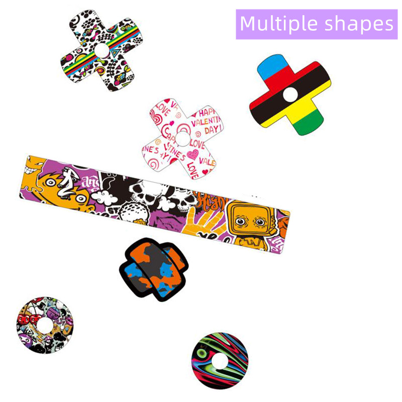 1Σετ αυτοκόλλητα διακόσμησης ποδηλάτου Μπροστινό πιρούνι Καπάκια σωλήνα κάλυμμα δρόμου MTB Αυτοκόλλητο ακροφύσιο αέρα Αυτοκόλλητο γρατσουνιές επισκευή Επικόλληση