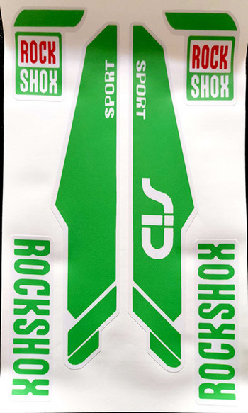 αυτοκόλλητα με αντανακλαστικό πλαίσιο ποδηλάτου βουνού για rockshox rock shox sid αυτοκόλλητο πιρούνι ποδηλάτου