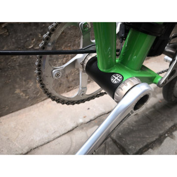 Αυτοκόλλητο προστασίας πλαισίου από κράμα αλουμινίου για brompton Πτυσσόμενο αυτοκόλλητο ποδηλάτου Αυτοκόλλητο κάτω μέρος στήριξης ποδηλάτου Προστατευτικό αξεσουάρ Carbon