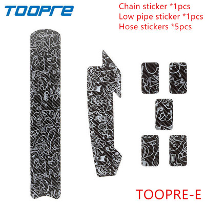 TOOPRE jalgrattaketi kaitse raami kriimustuskindel MTB maanteeratta kaablitoru süsiniku hoolduskaitse, sile ja kergesti rebitav