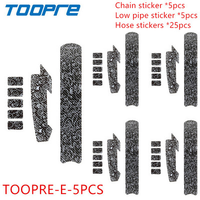 TOOPRE jalgrattaketi kaitse raami kriimustuskindel MTB maanteeratta kaablitoru süsiniku hoolduskaitse, sile ja kergesti rebitav