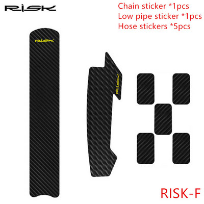 TOOPRE jalgrattaketi kaitse raami kriimustuskindel MTB maanteeratta kaablitoru süsiniku hoolduskaitse, sile ja kergesti rebitav