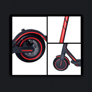 1 комплект за скутер NINEBOT MAX G30 Декоративни аксесоари Светлоотразителен стикер