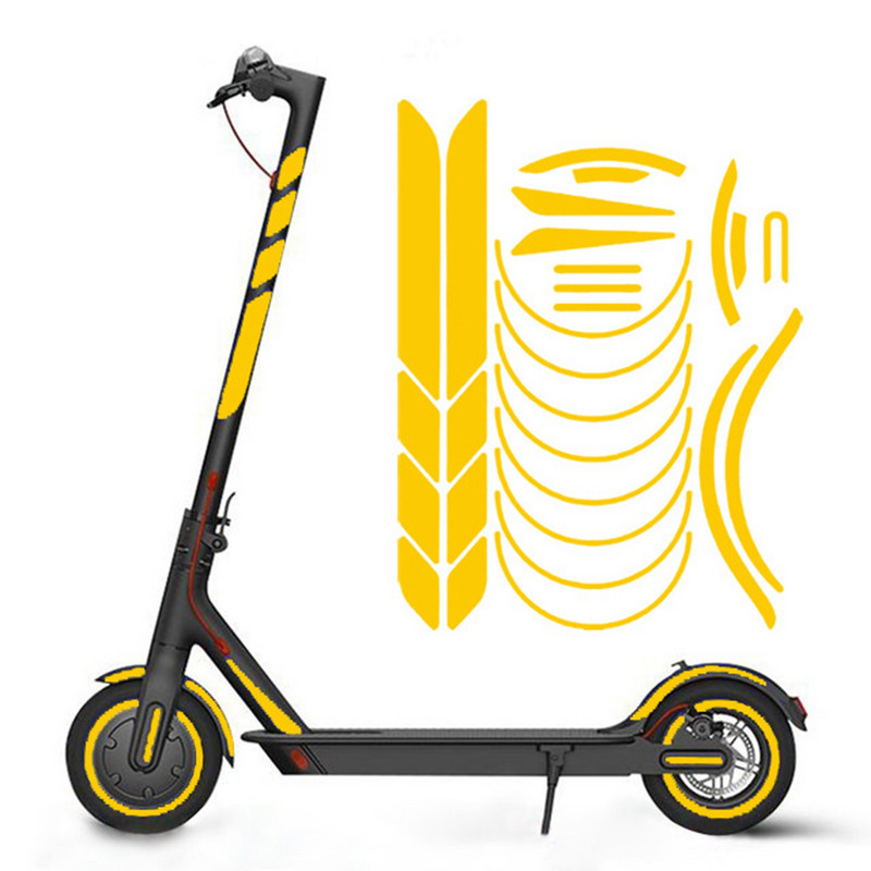 1 készlet NINEBOT MAX G30 robogóhoz, dekoratív kiegészítők, fényvisszaverő matrica