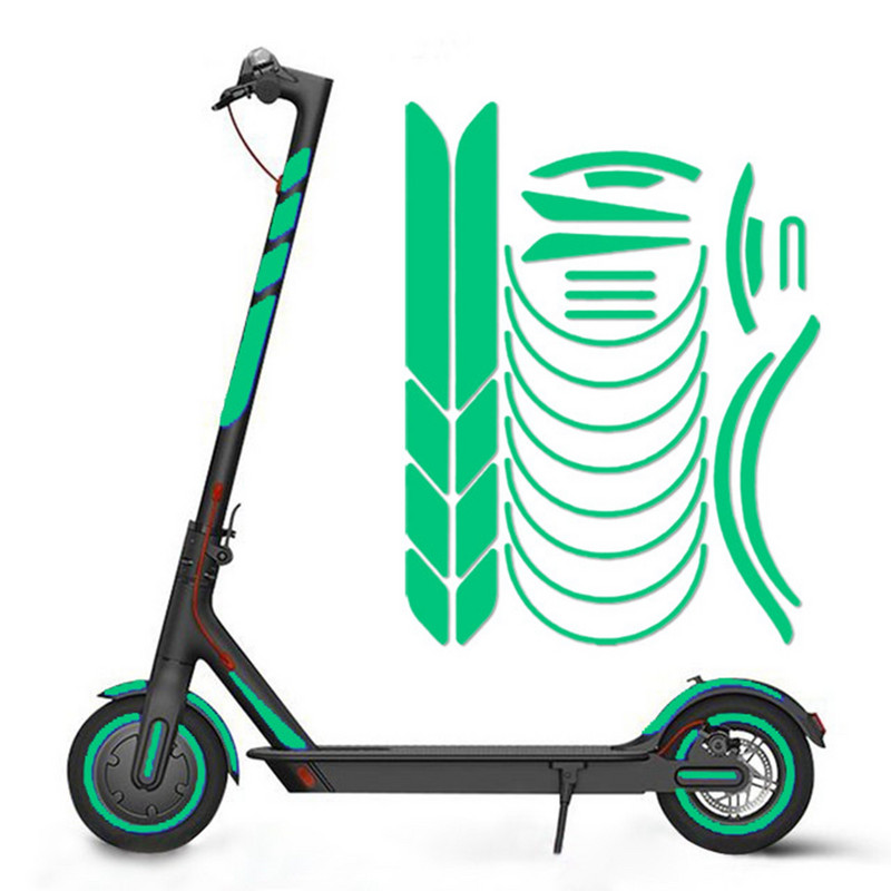 1 készlet NINEBOT MAX G30 robogóhoz, dekoratív kiegészítők, fényvisszaverő matrica