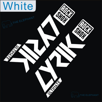 Αυτοκόλλητο Lyrik ultimate rockshox ποδήλατο μπροστινό πιρούνι αυτοκόλλητο προσωπικότητας ποδήλατο διακοσμητικό αυτοκόλλητο MTB