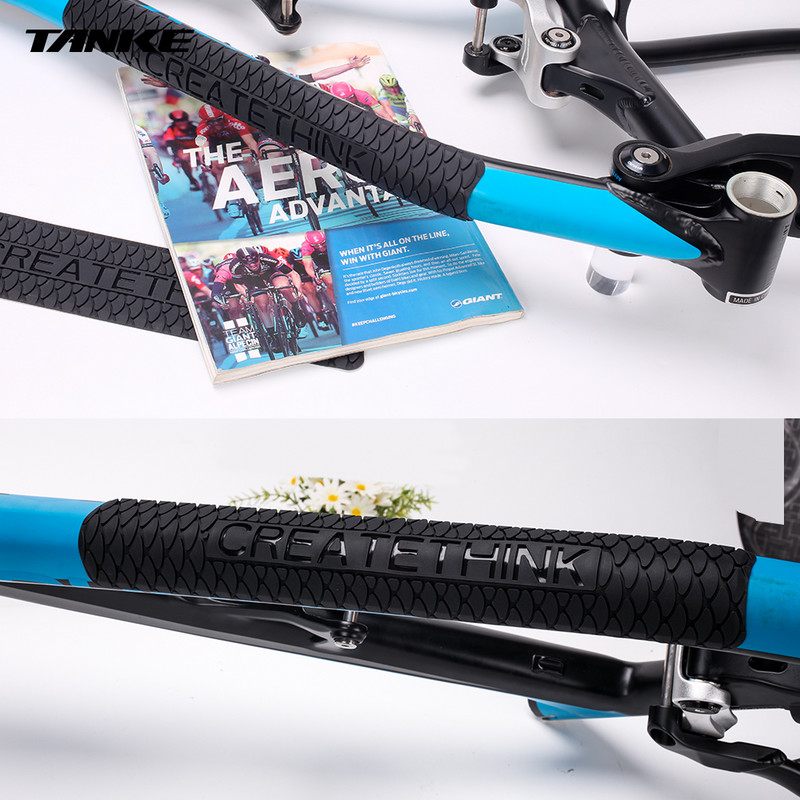 Αυτοκόλλητο TANKE Προστασία πλαισίου ποδηλάτου MTB Road Guard κάλυμμα Αποσπώμενο κάλυμμα ποδηλάτου κάτω σωλήνα κατά των γρατσουνιών Αυτοκόλλητο προστατευτικό ταινίας Ποδηλασία