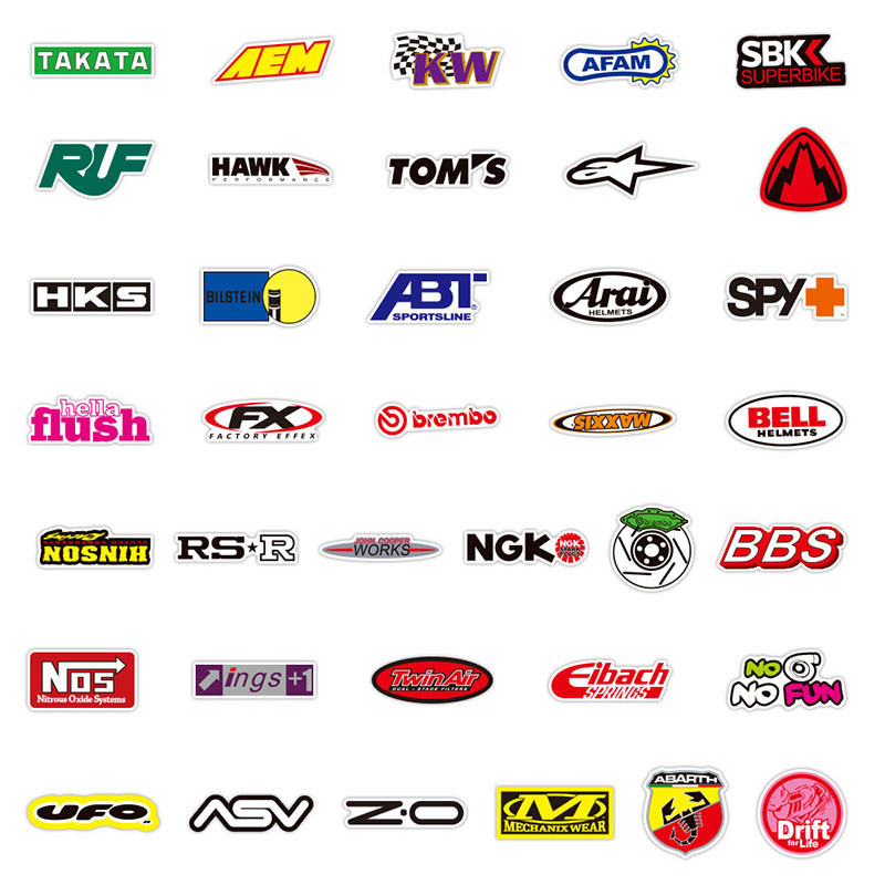 100 vnt dviračio grafičio lipdukas dviračio vandeniui atsparus lipdukas JDM lenktynėms modifikuotas bagažas riedlentė šaldytuvas nešiojamasis kompiuteris motociklas