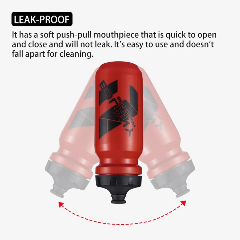 Velosipēda ūdens pudele 610 ml PP5 viegla āra sporta pārnēsājama riteņbraukšanas tējkanna kalnu šosejas velosipēdu daļas