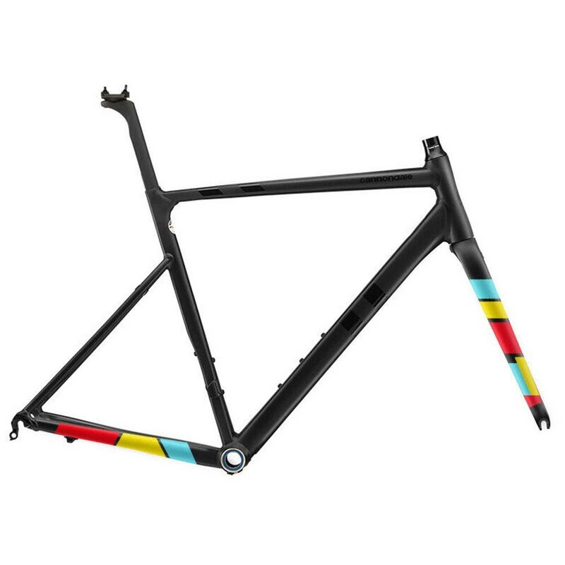 1 készlet Kerékpár első villa matrica hegyi országúti kerékpár három színű dekoratív hátsó villa matrica keretmatrica