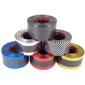 3CM/5CM jalgrataste autokleebised Punane sinine hõbedane äär süsinikkiust kriimustusvastane raami kaitsekile MTB maanteeratta stiilitarvikud