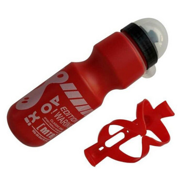 Sticlă de sport de 750 ml, ceainic pentru ciclism montan, cu capac de praf, sticla din plastic pentru PC, cu provizii pentru cușcă pentru sticle