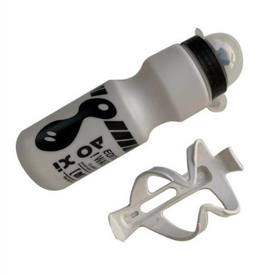 Sticlă de sport de 750 ml, ceainic pentru ciclism montan, cu capac de praf, sticla din plastic pentru PC, cu provizii pentru cușcă pentru sticle