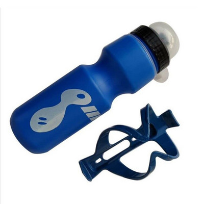Sticlă de sport de 750 ml, ceainic pentru ciclism montan, cu capac de praf, sticla din plastic pentru PC, cu provizii pentru cușcă pentru sticle