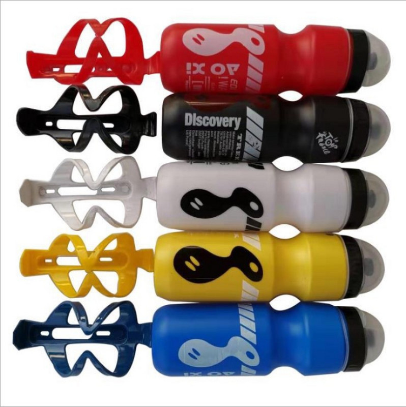 Sticlă de sport de 750 ml, ceainic pentru ciclism montan, cu capac de praf, sticla din plastic pentru PC, cu provizii pentru cușcă pentru sticle