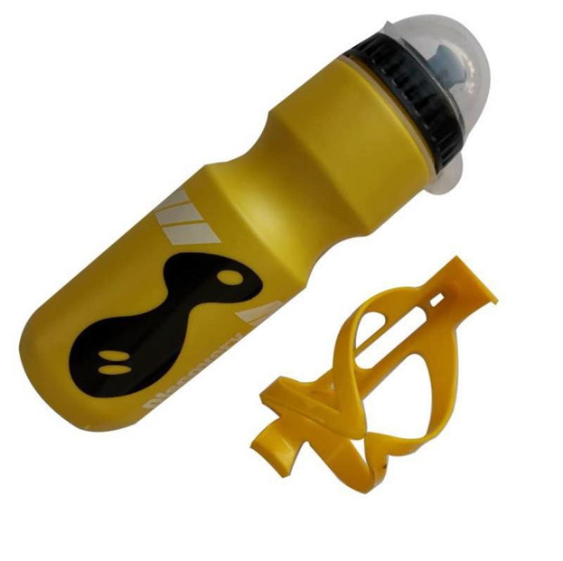 Sticlă de sport de 750 ml, ceainic pentru ciclism montan, cu capac de praf, sticla din plastic pentru PC, cu provizii pentru cușcă pentru sticle