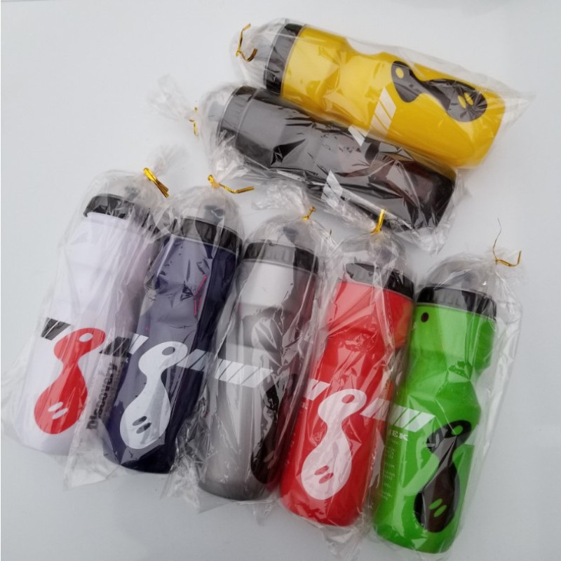 Sticlă de sport de 750 ml, ceainic pentru ciclism montan, cu capac de praf, sticla din plastic pentru PC, cu provizii pentru cușcă pentru sticle