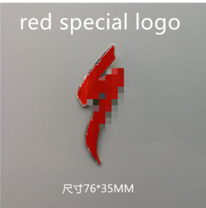 Jalgrattapea märk Alumiiniumist kleebised MTB BMX-i kokkupandava jalgratta esiraami kleebised Aururattasõidu tarvikud embleemi toru DIY