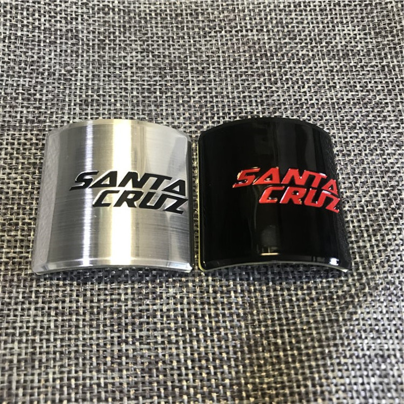 Jalgrattapea märk Alumiiniumist kleebised MTB BMX-i kokkupandava jalgratta esiraami kleebised Aururattasõidu tarvikud embleemi toru DIY