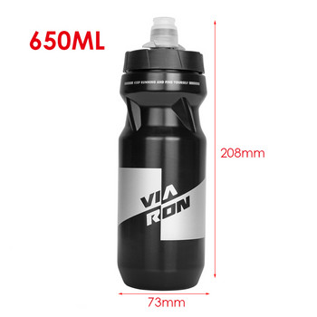 JIBOO 650ml Sports Bottle Free PP5 Φιλικό προς το περιβάλλον Πλαστικό Δρόμο MTB Μπουκάλι νερού Βολικό ποδηλατικό μπουκάλι ποδηλάτου