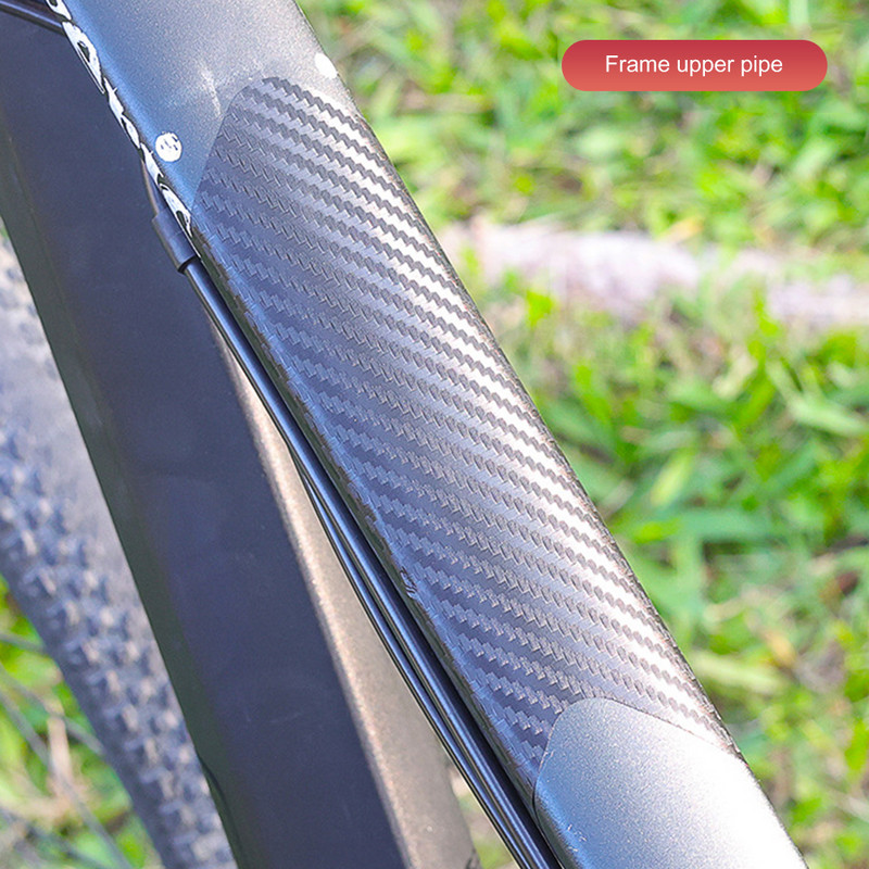 Mountain Bike Rezistent la zgârieturi Protector pentru cadru Autocolant detașabil Husă de protecție pentru biciclete de drum Accesorii pentru biciclete