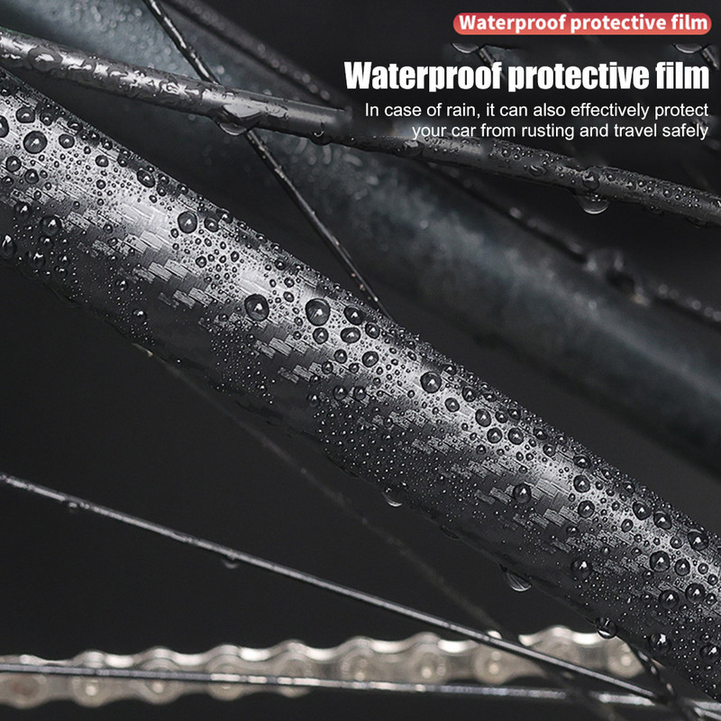 Mountain Bike Rezistent la zgârieturi Protector pentru cadru Autocolant detașabil Husă de protecție pentru biciclete de drum Accesorii pentru biciclete