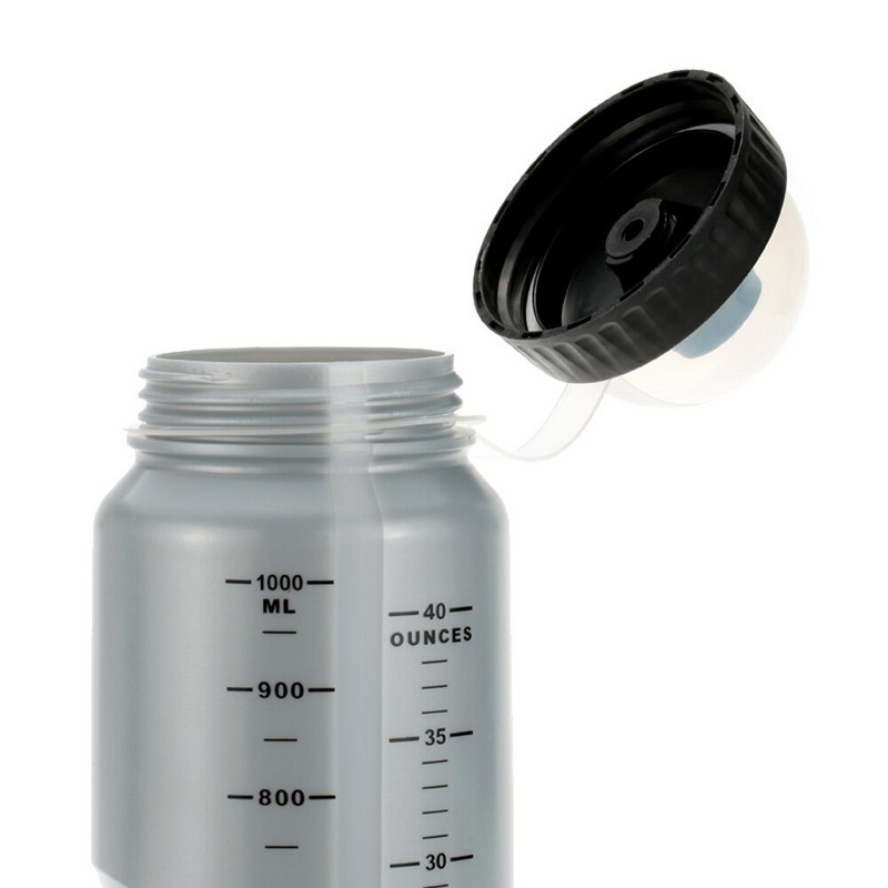 1-liitrine kaasaskantav sportlik veepudel jalgrattale õlgkaanega tolmukaitsega Jalgratta veepudel Jalgrattasõidutarvikud