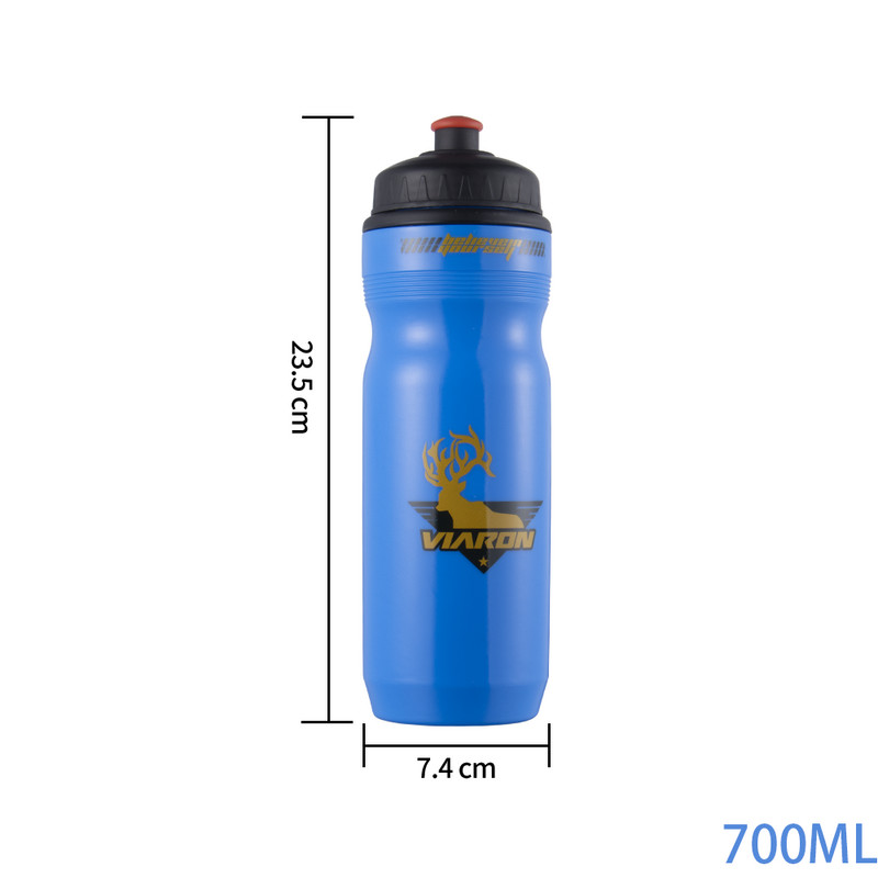 VIARON 700ml kültéri kerékpáros vizes palack ivóvíz kerékpáros vízforraló műanyag MTB sportpalack porálló pohár hordozható szivárgásmentes