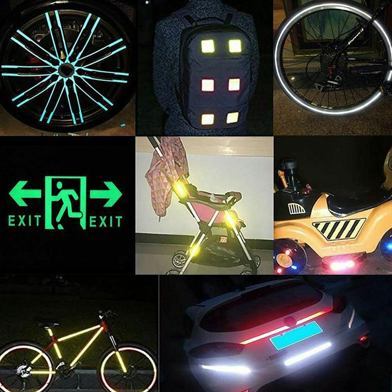 Reflective Tape Bicycle 500mmx3m Αυτοκόλλητη Reflector Tape-Reflective Tape for Trucks Trailers Cars Προειδοποίηση Προσοχή Ταινία