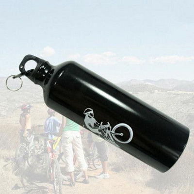 750 ml Sporturi portabile în aer liber Ciclism Drumeții Camping Din aliaj de aluminiu Capac rezistent la scurgeri Cantina de gimnastică Tumbler Sticlă de apă cu capac