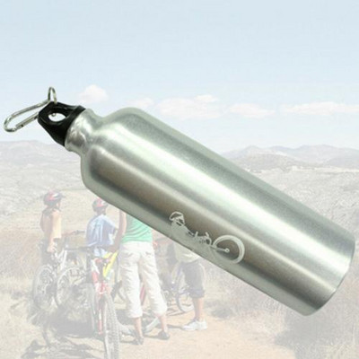 750 ml Sporturi portabile în aer liber Ciclism Drumeții Camping Din aliaj de aluminiu Capac rezistent la scurgeri Cantina de gimnastică Tumbler Sticlă de apă cu capac