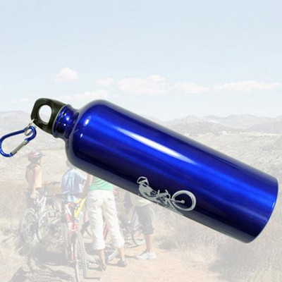 750 ml Sporturi portabile în aer liber Ciclism Drumeții Camping Din aliaj de aluminiu Capac rezistent la scurgeri Cantina de gimnastică Tumbler Sticlă de apă cu capac
