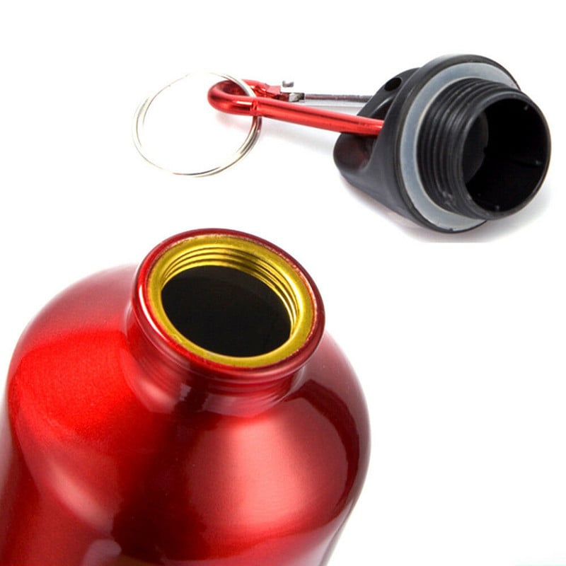 750 ml Sporturi portabile în aer liber Ciclism Drumeții Camping Din aliaj de aluminiu Capac rezistent la scurgeri Cantina de gimnastică Tumbler Sticlă de apă cu capac