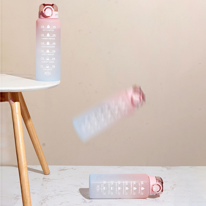 Plastikust veepudel Fitness Sport väljas Reisimine Lekkekindel jõusaal Telkimisretk Veepudel Jooginõud BPA TASUTA