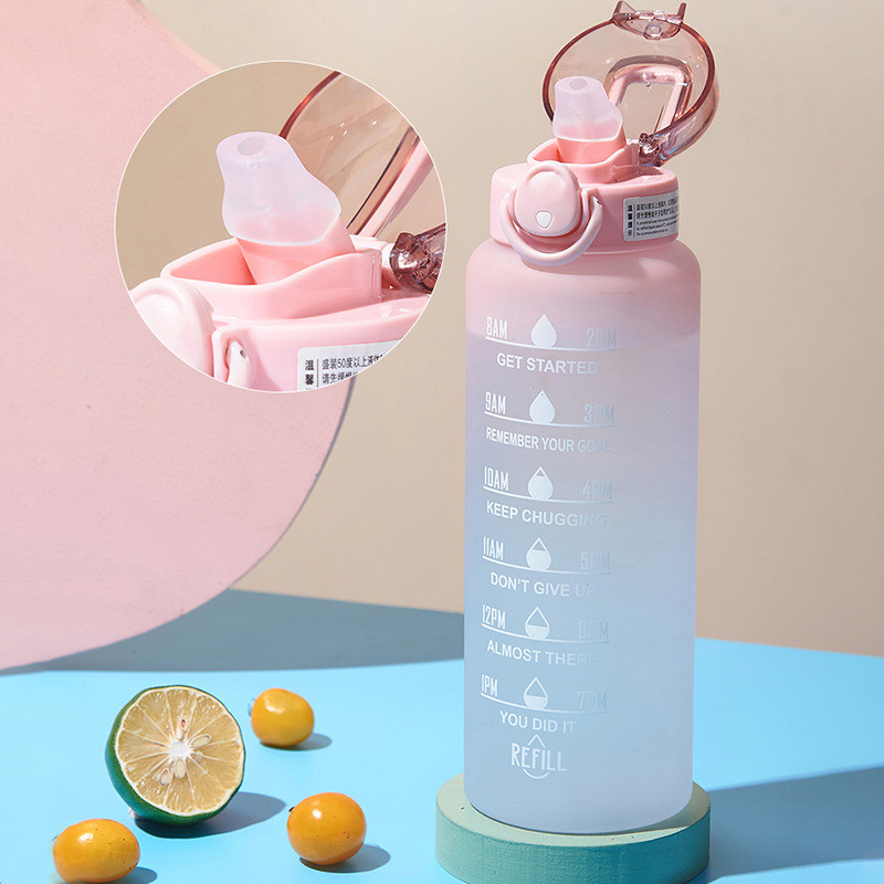 Plastikust veepudel Fitness Sport väljas Reisimine Lekkekindel jõusaal Telkimisretk Veepudel Jooginõud BPA TASUTA