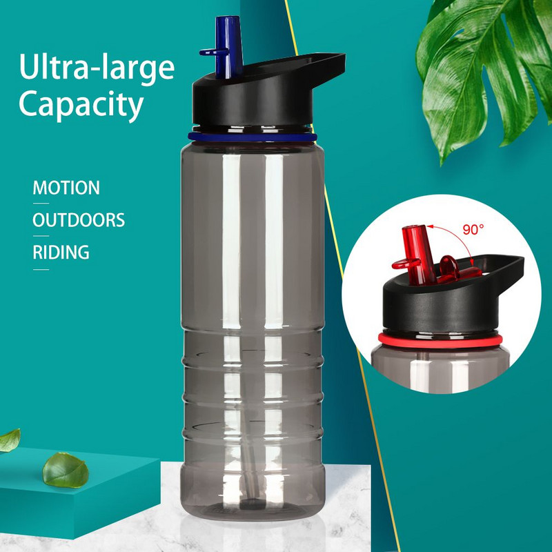 Keerake õlgedest joogipudel tervislik veepudel jalgrattaga matkamine matkamine kaanega joogipudel õues kaasaskantav pudel