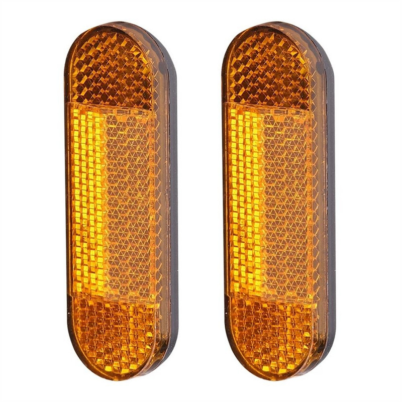4 buc Trotinete electrice Siguranță față ABS Tub reflectorizant de noapte Reflector de avertizare față spate bandă universală de avertizare furcă față