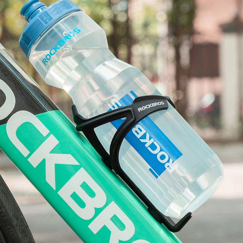 ROCKBROS Sticla de apă pentru bicicletă Cușcă pentru sticla de apă pentru ciclism 750ML Fierbător portabil Sport ROCKBROS Suport pentru balon Accesoriu pentru bicicletă