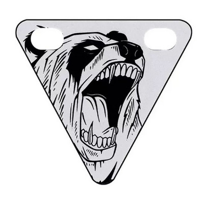 Kerékpárra fényvisszaverő matricák Háromszög figyelmeztető fényvisszaverő mágneses kerékpármatricák szalag Éjszakai biztonsági figyelmeztető tábla Kerékpáros tartozékok