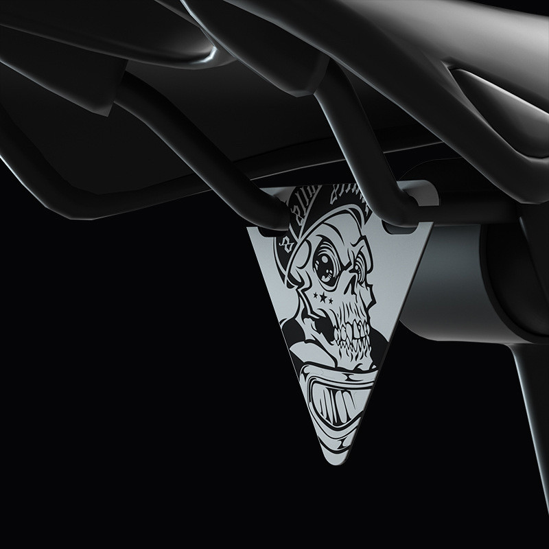 Kerékpárra fényvisszaverő matricák Háromszög figyelmeztető fényvisszaverő mágneses kerékpármatricák szalag Éjszakai biztonsági figyelmeztető tábla Kerékpáros tartozékok