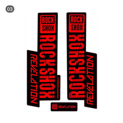 Priekinės šakės lipdukas, skirtas Rock Shox SID plento dviračių MTB lenktynių priedų lipdukai Asmeniniai dviračio lipduko puošmena