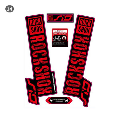 Priekinės šakės lipdukas, skirtas Rock Shox SID plento dviračių MTB lenktynių priedų lipdukai Asmeniniai dviračio lipduko puošmena