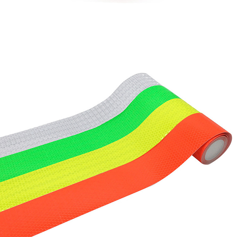 5cm*300cm Προειδοποιητική Ταινία Ποδηλάτου DIY Ανακλαστική αυτοκόλλητη πινακίδα ασφαλείας Ταινίες αυτοκινήτου styling Αυτοκόλλητη μεμβράνη μεμβράνης Μοτοσικλέτας Διακόσμηση