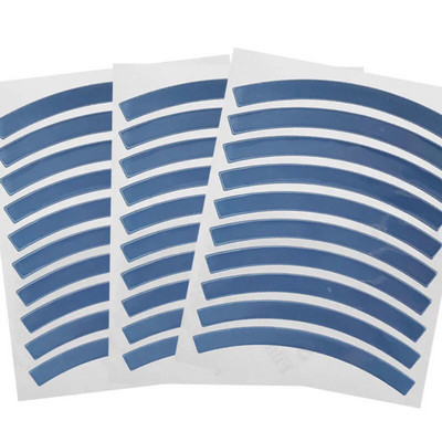 Benzile reflectorizante Autocolante de avertizare reflectorizante de siguranță, autocolante de bandă reflectoare pentru jante de bicicletă în aer liber impermeabile pentru biciclete, motociclete