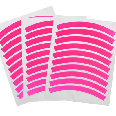 Benzile reflectorizante Autocolante de avertizare reflectorizante de siguranță, autocolante de bandă reflectoare pentru jante de bicicletă în aer liber impermeabile pentru biciclete, motociclete